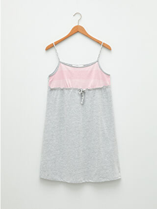 Grey Melange Printed