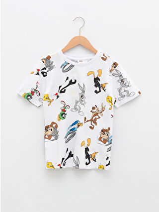 White Printed