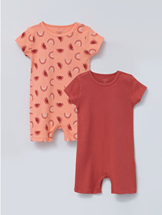 Pale Coral Printed