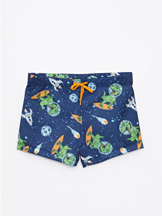 Navy Printed