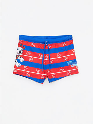 Bright Red Printed