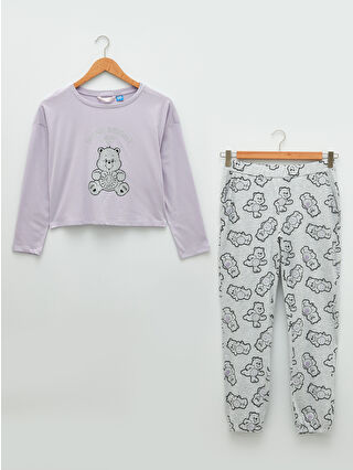 Gri Melanj Baskılı