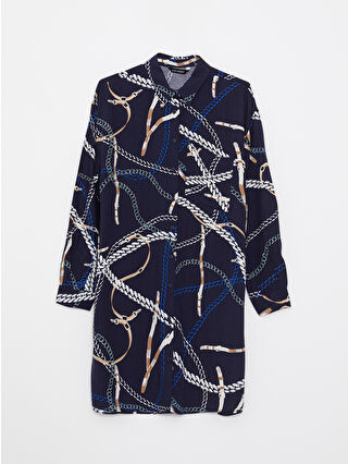 Navy Printed