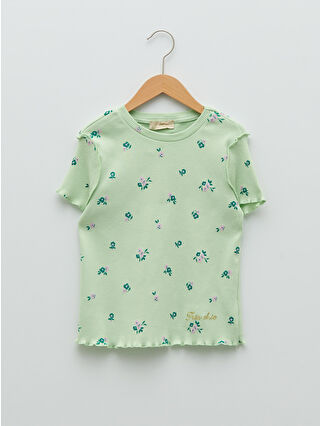 Pastel Green Printed