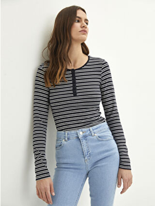 Navy Striped