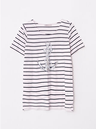 Navy Striped