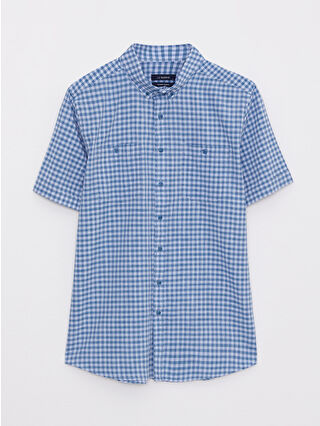 Blue Checked