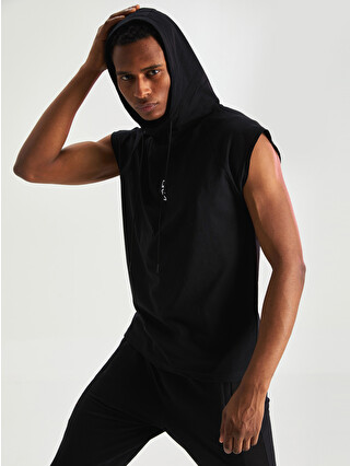 XSIDE ACTIVE Hooded Printed Men's Sleeveless T-Shirt - S2CE77Z8