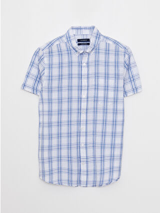 Indigo Checked