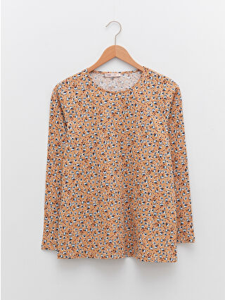 Açık Kahverengi Baskılı