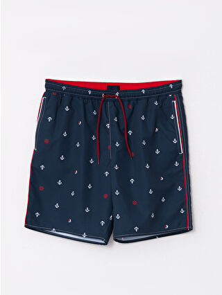 لون كحلي ساطع مطبوع