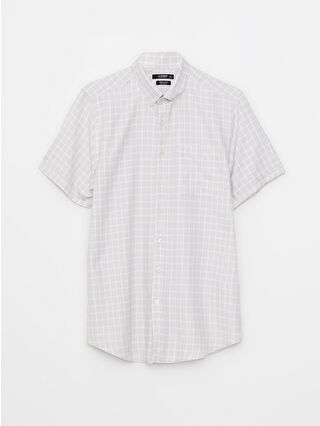 Beige Checked