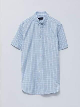 Blue Checked