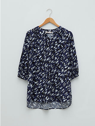 Navy Printed
