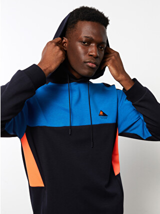 レッグウェア D12 Candy XSIDE ACTIVE Hooded Long Sleeve Color Block Men's Sports Hoodie