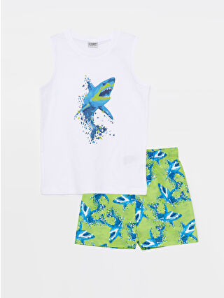 Pistachio Green Printed