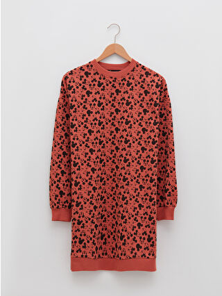 Reddish Brown Printed