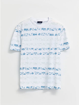 لون أزرق مائي باهت مخطط