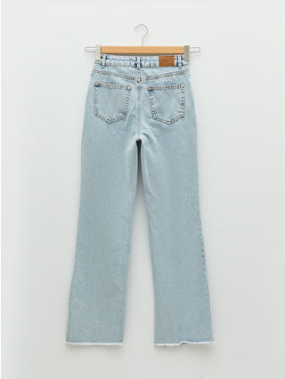 XSIDE Straight Fit Pocket Detailed Women's Jean Trousers