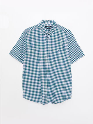 Dull Turquoise Checked