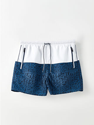 لون كحلي ساطع مطبوع