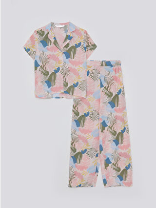 Açık Pembe Baskılı