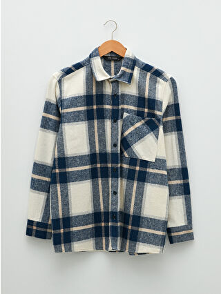 Koyu İndigo Ekoseli