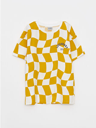 لون ذهبي مطبوع