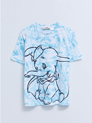 Aqua Blue Printed