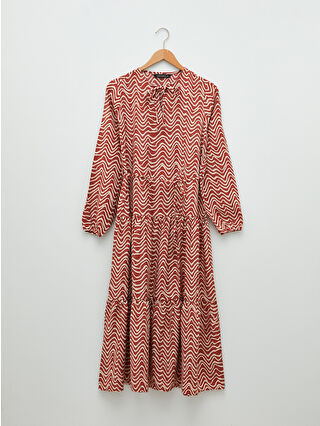 Açık Kahverengi Baskılı