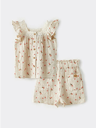 Cream Printed