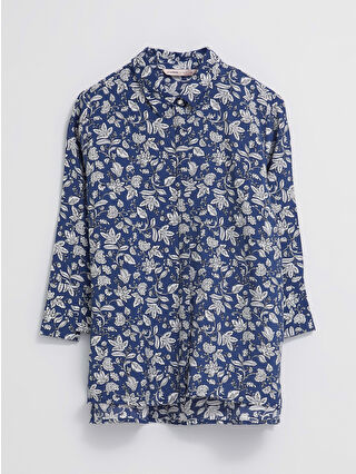 Navy Printed