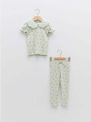 Pastel Green Printed