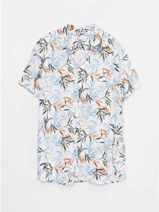 لون نيلي فاتح مطبوع