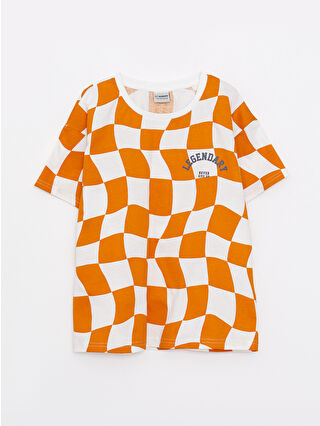 Mat Turuncu Baskılı