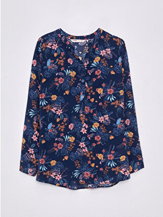 Navy Printed