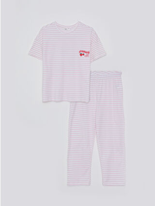 Açık Pembe Çizgili