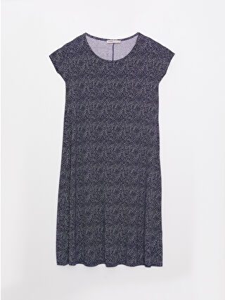 Bright Navy Printed