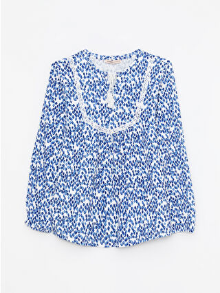 Navy Printed