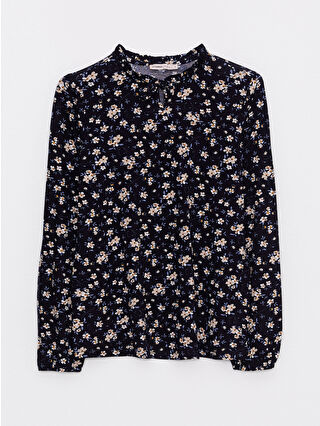 Navy Printed