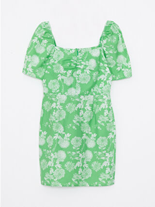 لون أخضر باستيل مطبوع