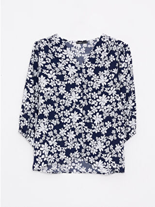 Navy Printed