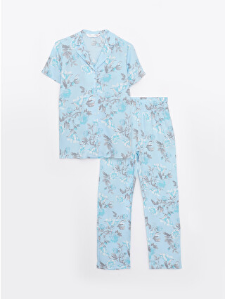 Light Blue Printed