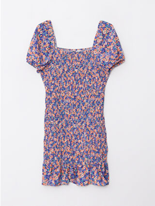 لون ليلكي داكن مطبوع