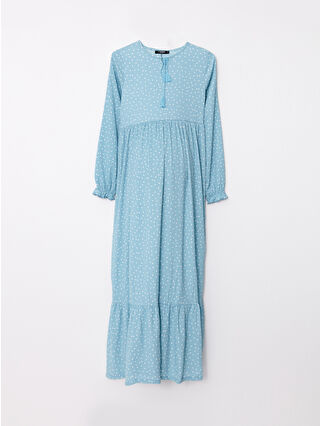 Koyu Su Mavisi Baskılı