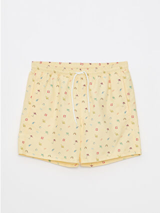 Açık Sarı Baskılı