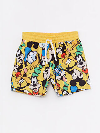 Pastel Sarı Baskılı