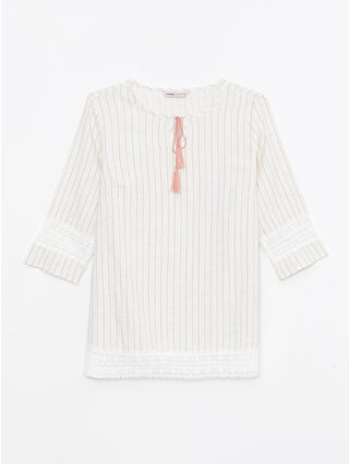 لون كريمي مطبوع