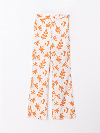 لون باستيل برتقالي مطبوع