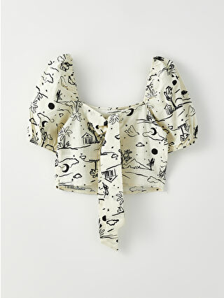Beige Printed
